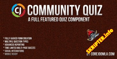 Community Quiz v6.0.0 - опросник для Joomla