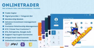 OnlineTrader v5.0.0 Nulled - система управления торговлей и инвестициями