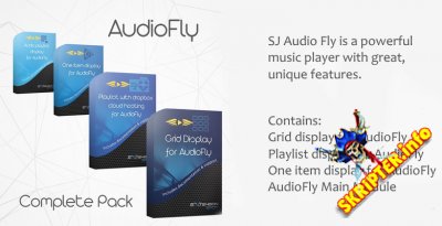 SJ HTML5 AudioFly complete v1.6 - музыкальный проигрыватель для Joomla