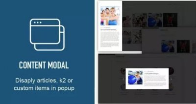 OL Content Modal v4.0.9 - модуль отбражения контента в модальном режиме для Joomla