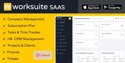 Worksuite Saas v5.2.73 Nulled - project management system
