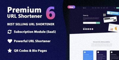 Premium URL Shortener v6.9.2 Nulled -    