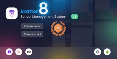 Ekattor 8 School Management System (SAAS) 1.5 Nulled -   