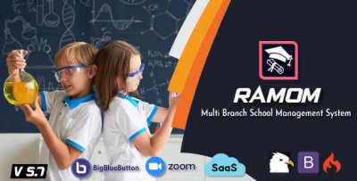 Ramom School v5.7 Nulled - многоотраслевая система управления школой