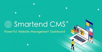 SmartEnd CMS v9.1.1 - панель администратора Laravel с Frontend и Restful API