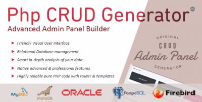 PHP CRUD Generator v2.3.1 - конструктор панели администратора