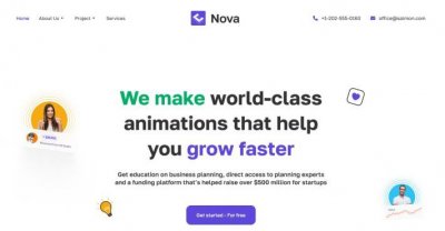 JA Nova v1.0.0 - шаблон Joomla для стартапа и бизнеса