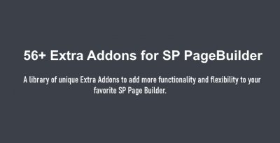 Extra Addons for SP PageBuilder v1.2.9 - аддоны для SP PageBuilder