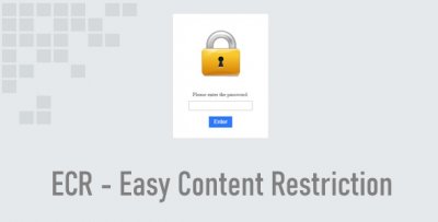 ECR - Easy Content Restriction v4.2.0.0 - защита контента паролем для Joomla