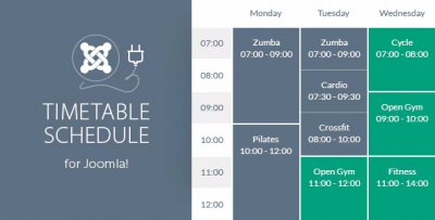 Timetable Schedule v2.2 -    Joomla