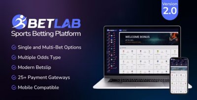 BetLab v2.0 Nulled - платформа для ставок на спорт