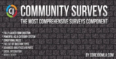 Community Surveys v6.1.1 -    Joomla
