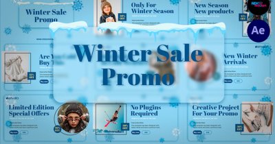 Winter Sale Promo - Project for After Effects (Videohive)
