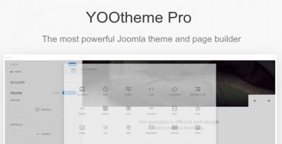 YooTheme Pro v4.3.4 - визуальный конструктор для Joomla
