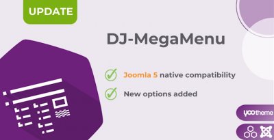 DJ-MegaMenu Pro v4.4.0 - модуль меню для Joomla