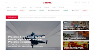 JS Gazette v2.0.3 -    Joomla